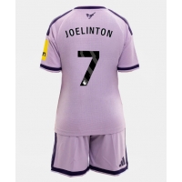 Camiseta Newcastle United Joelinton #7 Tercera Equipación Replica 2026-27 para niños mangas cortas (+ Pantalones cortos)